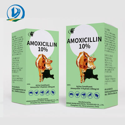 Впрыска Amoxicillin лекарств 150mg/ml 10% ветеринарной медицины икр внутримышечная