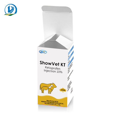 Ветеринарная вводимая впрыска кетопрофена лекарств 10% для лошади скотин