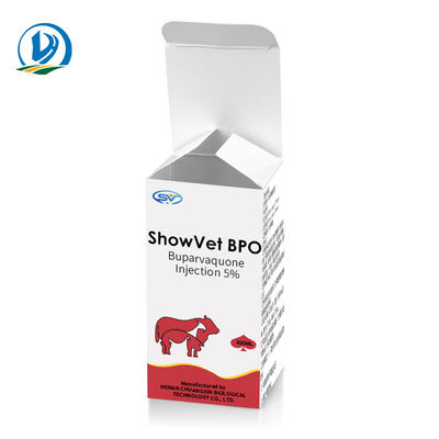Лекарства впрыски 5% Buparvaquone ветеринарные вводимые для котов собак коз овец икр скотин