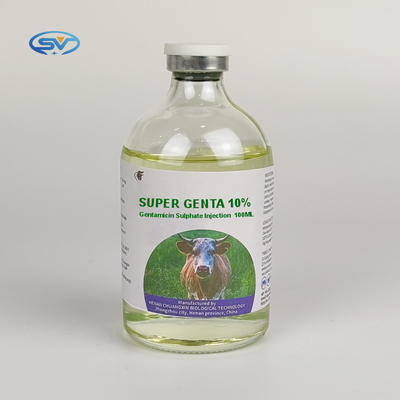 Высококачественные ветеринарные вводимые лекарства Gentamycin сульфатизируют 10% для бактерий убийства множественных