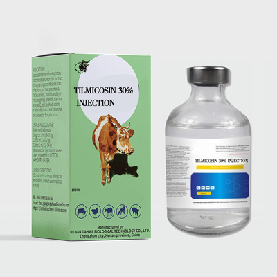 Впрыска 30% CAS108050-54-0 Tilmicosin ветеринарного вводимого фосфата Tilmicosin скотин лекарств Subcutaneous