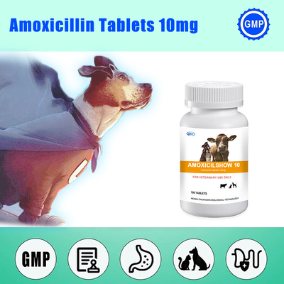 Ветеринарные планшеты 10mg Amoxicillin ветеринарной медицины планшета болуса противовирусные для собаки