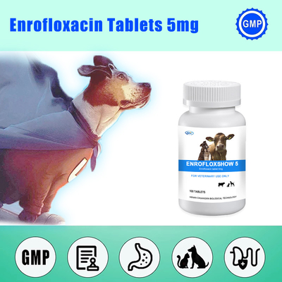 Медицина болуса планшета 5mg болуса Enrofloxacin ветеринарная для любимца