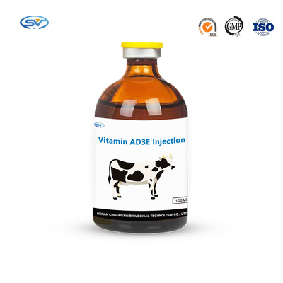 Впрыска витамина Ad3e лекарств OEM ветеринарная вводимая для животных лошадей скотин