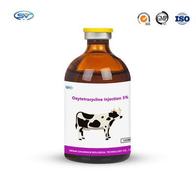Впрыска 5% окситетрациклина ветеринарной вводимой впрыски хлоргидрата окситетрациклина лекарств анти- дыхательная