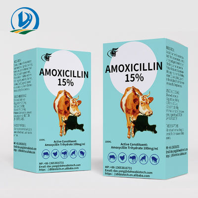 Лекарства впрыски Amoxicillin ветеринарные