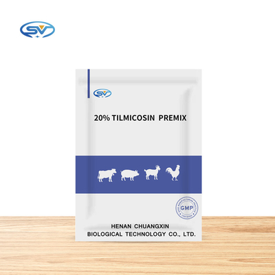 Лекарства ветеринарной медицины освещают - желтые зерна примикса Tilmicosin 20% для свиней, цыплят, коров, коз